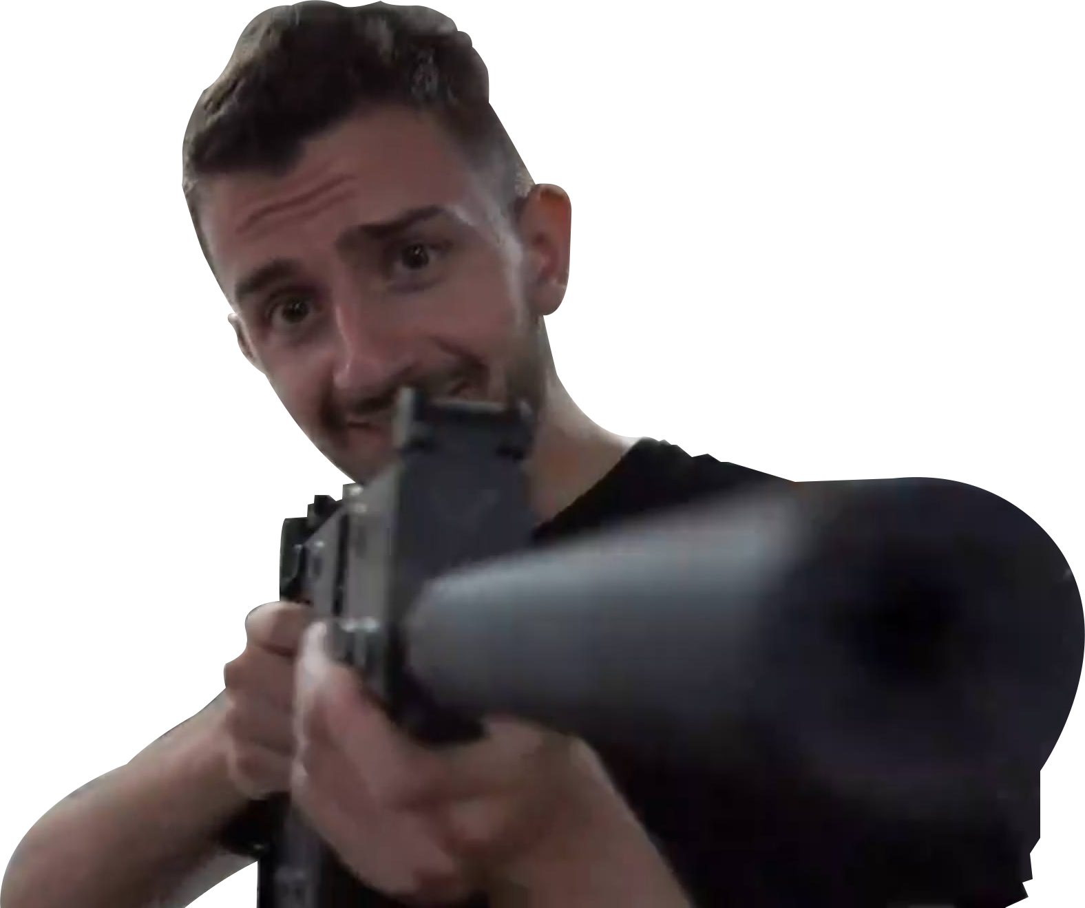 Suggestionmonkas Emote Or Sum Shit - Airsoft Gun (1576x1319), Png Download