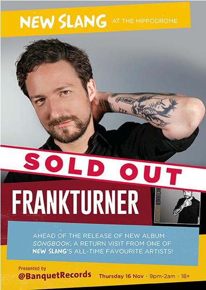 Frank Turner / The Sleeping Souls / New Slang - Frank Turner (598x598), Png Download