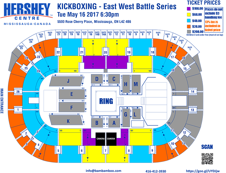 Seating Plan Hershey Centre Mississauga - Hershey Centre (800x630), Png Download