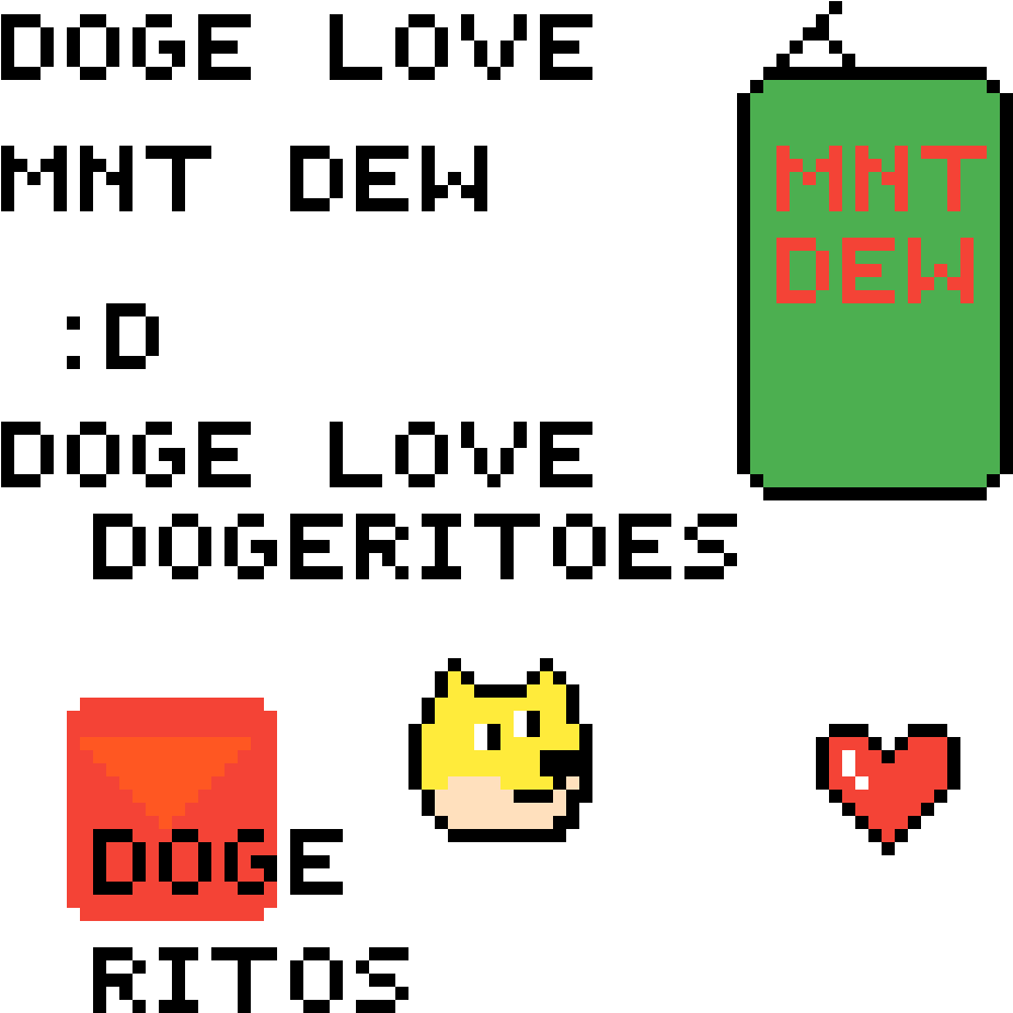 Doge Dogeritoes And Mnt Dew - Scheiß Montag (1200x1200), Png Download