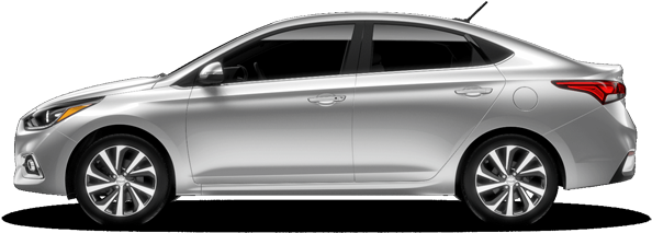 Hyundai Accent Gl - Audi Tt 2017 Side View (640x480), Png Download