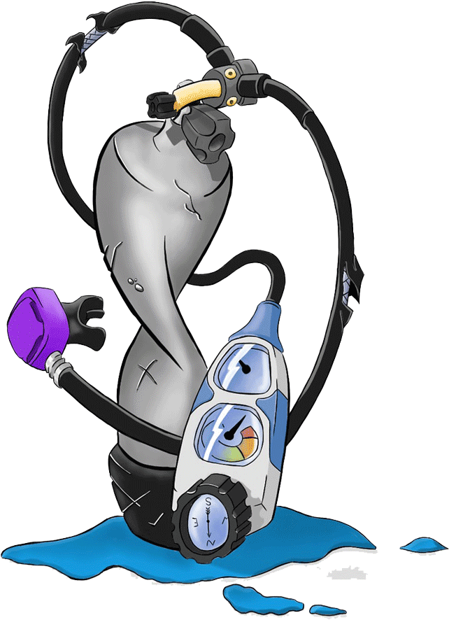 Underwater Pressure In Scuba Diving - Scuba Diving (1080x1152), Png Download