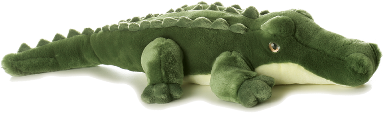 Crocodile - Swampy The Stuffed Alligator By Aurora (800x800), Png Download