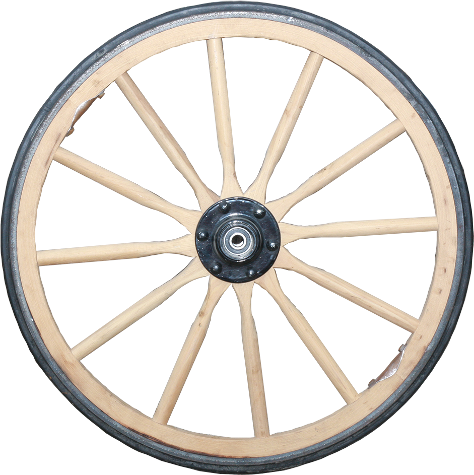 Bullock Cart Wheel (1000x989), Png Download
