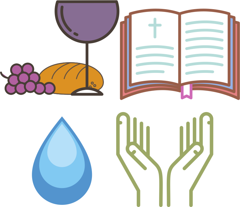 Dependent Upon Ordinary Means Of Grace - Praying Hands Vector Png (783x676), Png Download