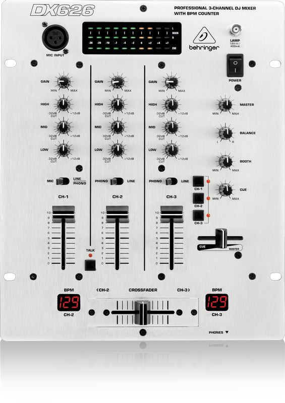 Behringer Dx626 Dj Mixer (565x800), Png Download