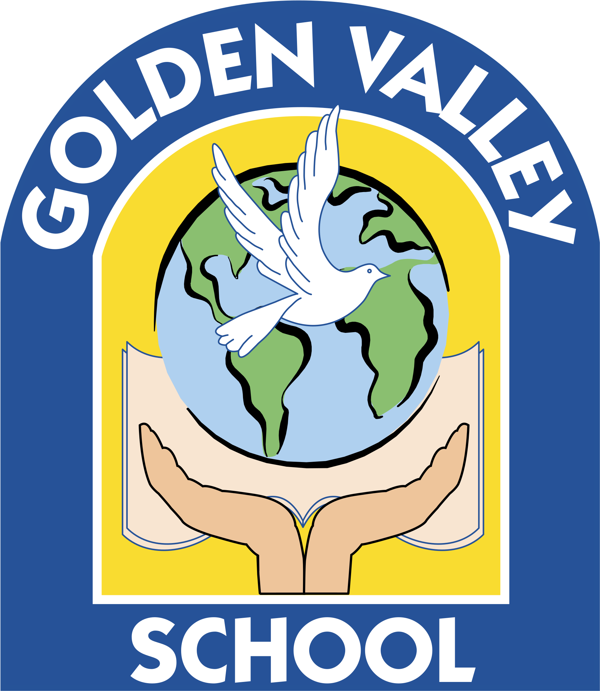 Golden Valley School Logo Png Transparent - Golden Valley Logo (2400x2400), Png Download