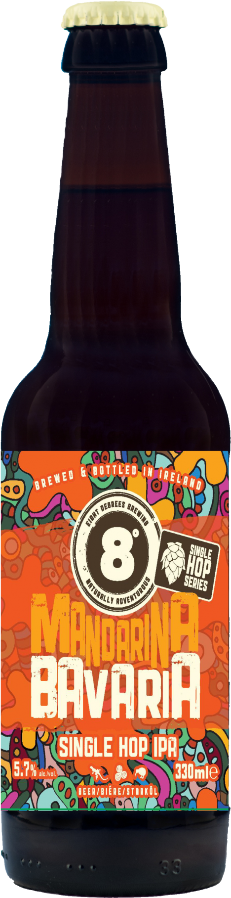 Mandarina Bavaria Single Hop Ipa - 8 Degrees Single Hop Series Mandarina Bavaria (878x2048), Png Download