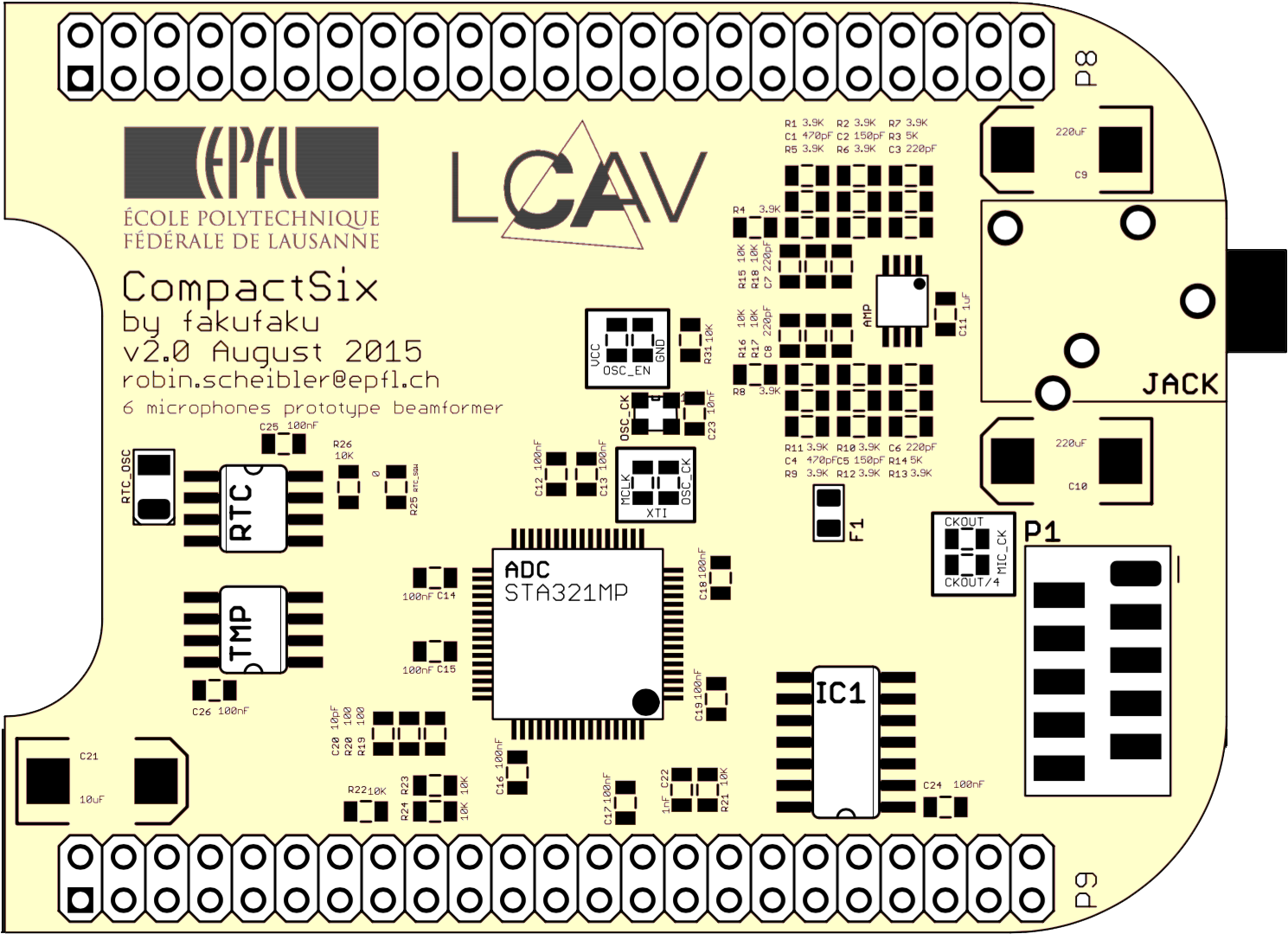 The Compactsix Array Project Was Started In The Summer - Epfl (1800x1121), Png Download