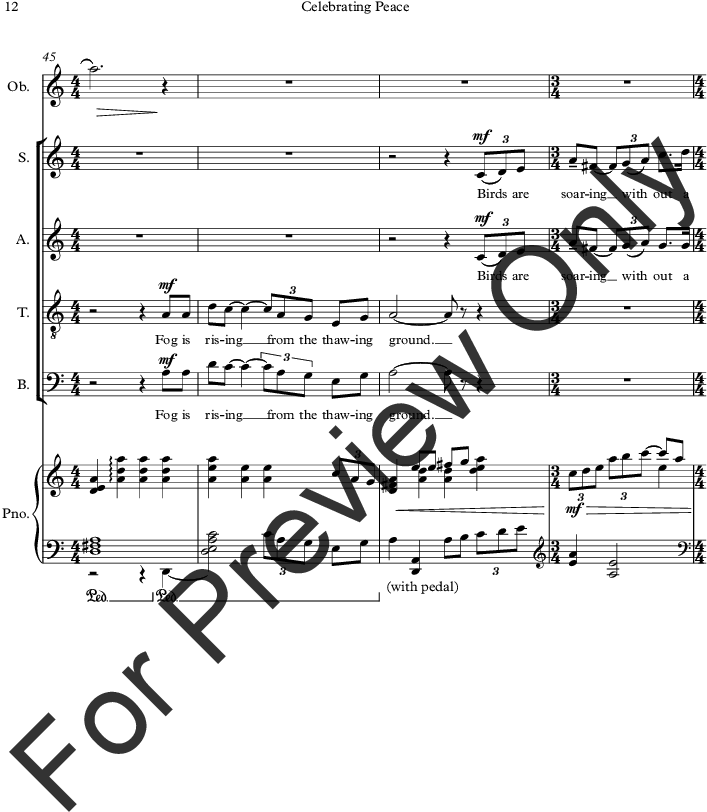 Celebrating Peace Thumbnail - Archers Of The Forbidden Forest Sheet Music Piano (816x1056), Png Download