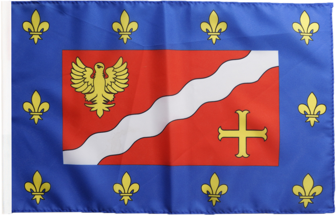 Drapeau France Val-d'oise - Blason Val D Oise (1500x998), Png Download