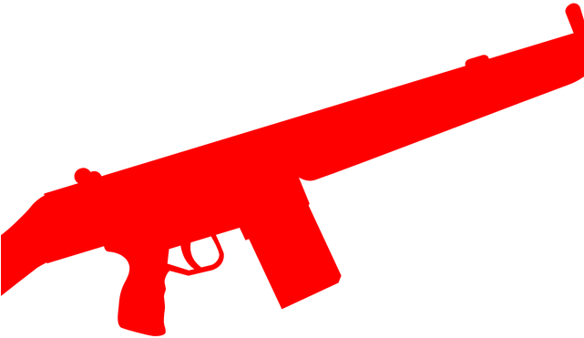 Pistol Clipart Ww1 Gun - Rifle Gun Clipart (640x480), Png Download