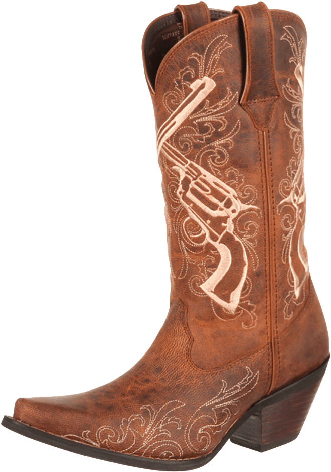 Crush By Durango Women's Crossed Guns Western Boots - Durango Western Boots Womens 12" Crush Crossed Guns (924x1000), Png Download