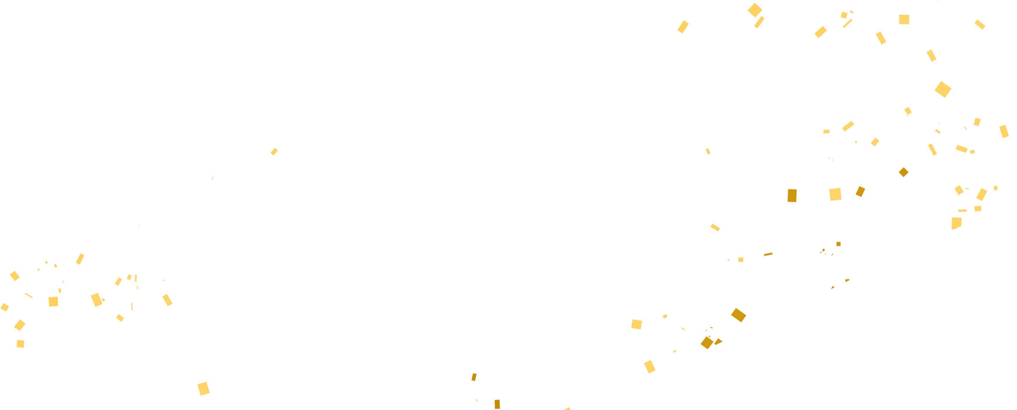 Membership Confetti Large Image - Illustration (3840x1400), Png Download