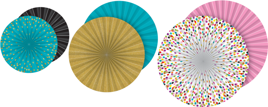 Tcr77107 Confetti Hanging Paper Fans Image - Cutting Discs Icon (900x900), Png Download