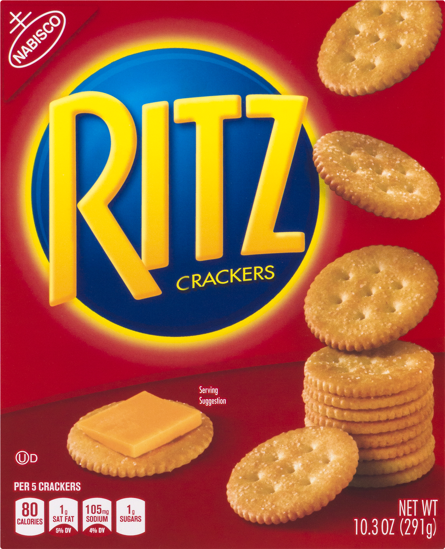 Price Per Oz Pack Nutrition Facts Serving Size Crackers - Ritz Crackers (1800x1800), Png Download