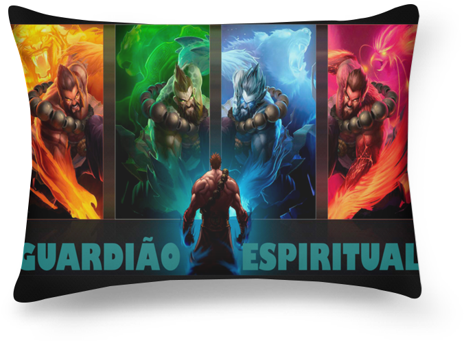Almofada Retangular Udyr Guardião Espiritual De Fernando - Original Spirit Guard Udyr (800x800), Png Download