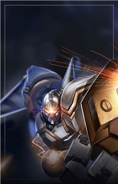 Omegathe Awoken Mech Omega - Omega Arena Of Valor (548x620), Png Download