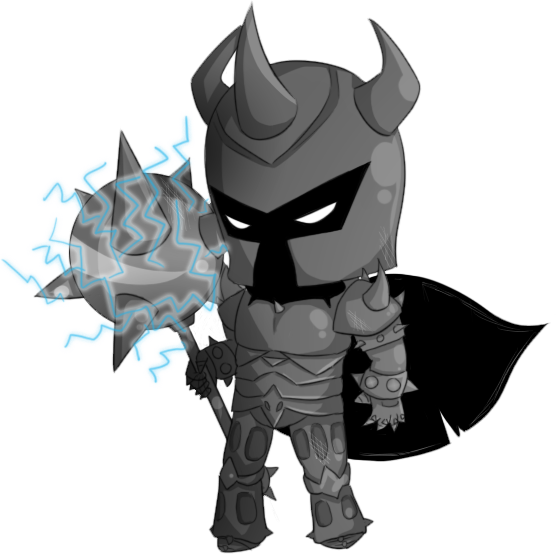 Another Cute Mordekaiser Fanart ^^ - League Of Legends Mordekaiser Chibi (556x554), Png Download