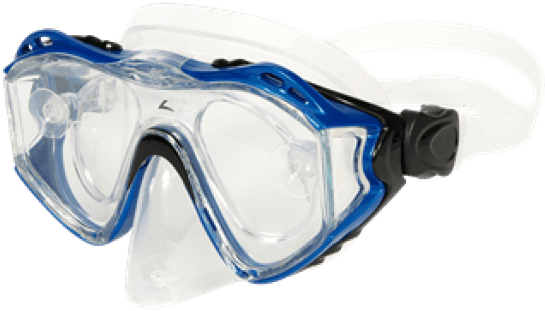 Dive Mask Gray With Prescription Insert - Hilco Xrx Custom Dive Mask Eyeglasses, Blue (600x600), Png Download