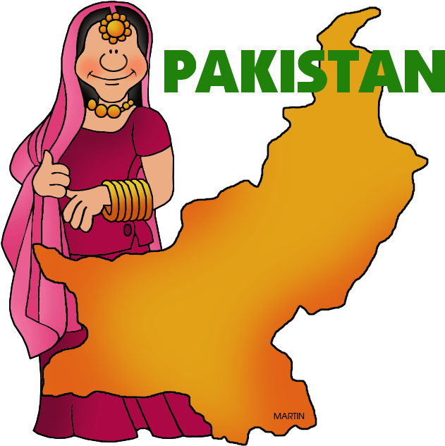 Pakistan Map - Pakistan Banner (658x648), Png Download