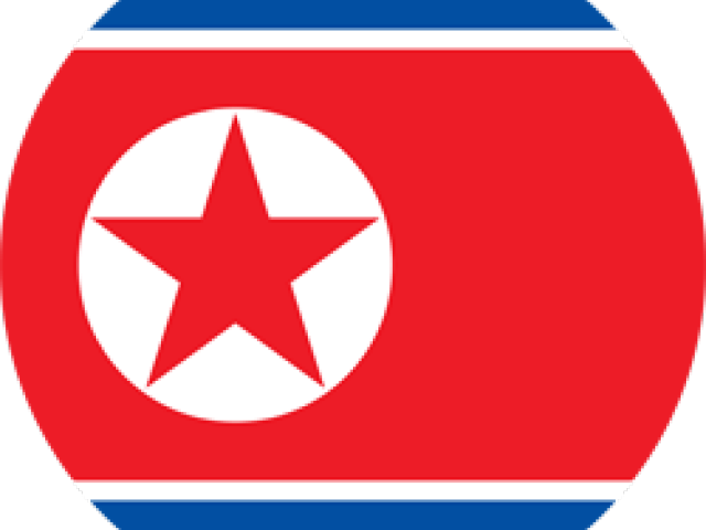 South Korea Flag Clipart Png - North Korea Vs South Korea Flags (640x480), Png Download