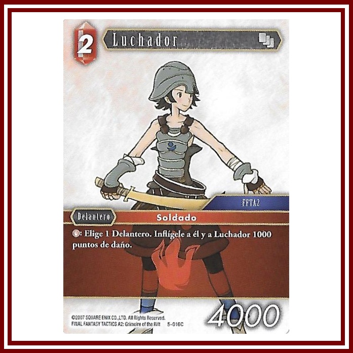 Luchador 5-016c X 3 - Final Fantasy Tactics Fighter (697x697), Png Download