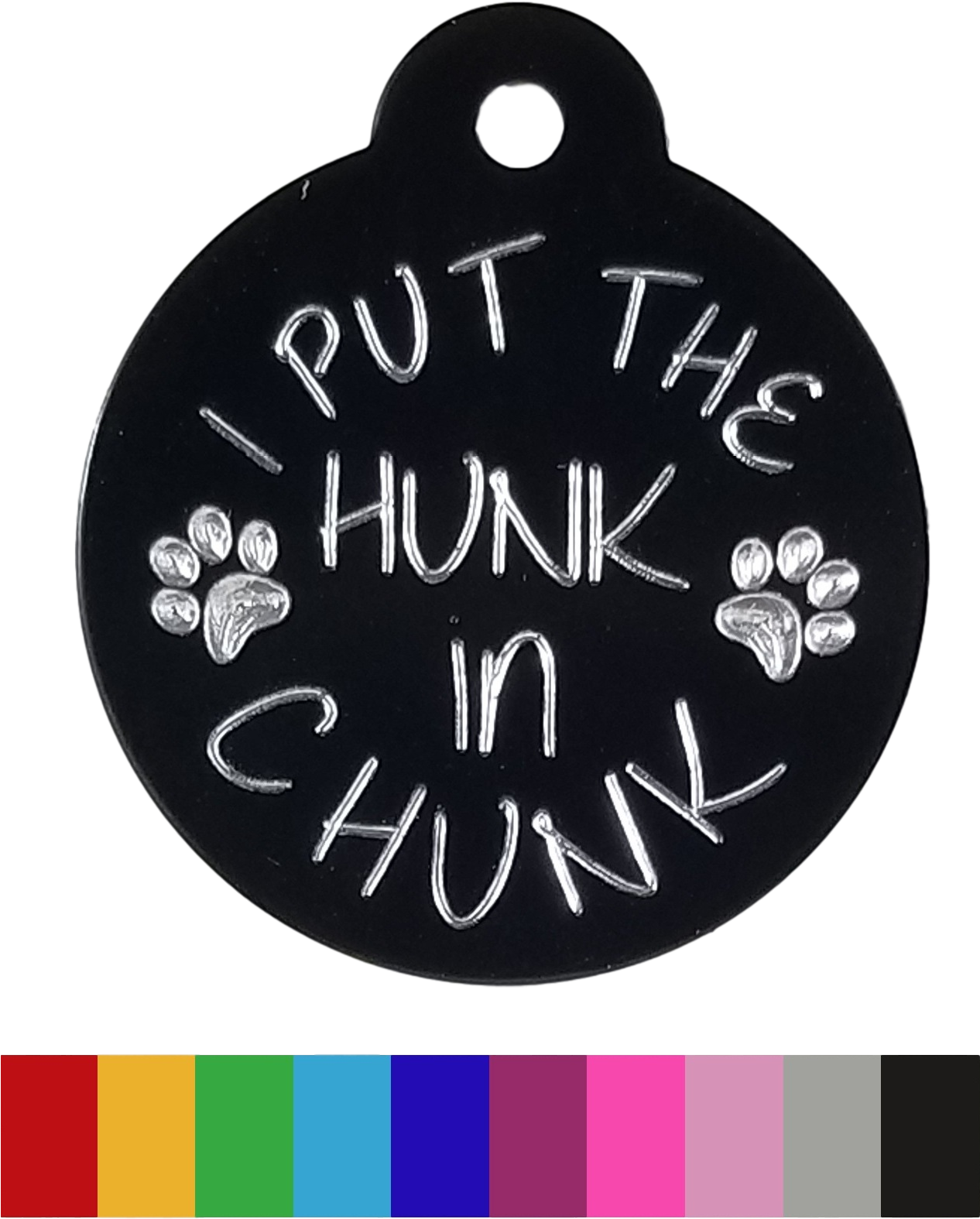 I Put The Hunk In Chunk - Calligraphy (1267x1691), Png Download