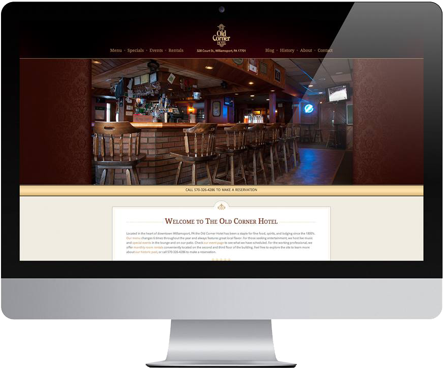 Old Corner Hotel Website - Auto Service (960x897), Png Download