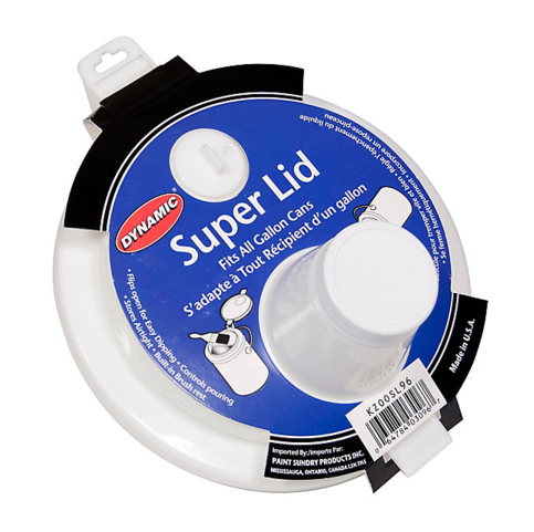 Dynamic Super Lid 1-gallon Paint Lid With Pour Spout - Dynamic Kz00sl96 Super Lid For Paint Cans (1200x480), Png Download