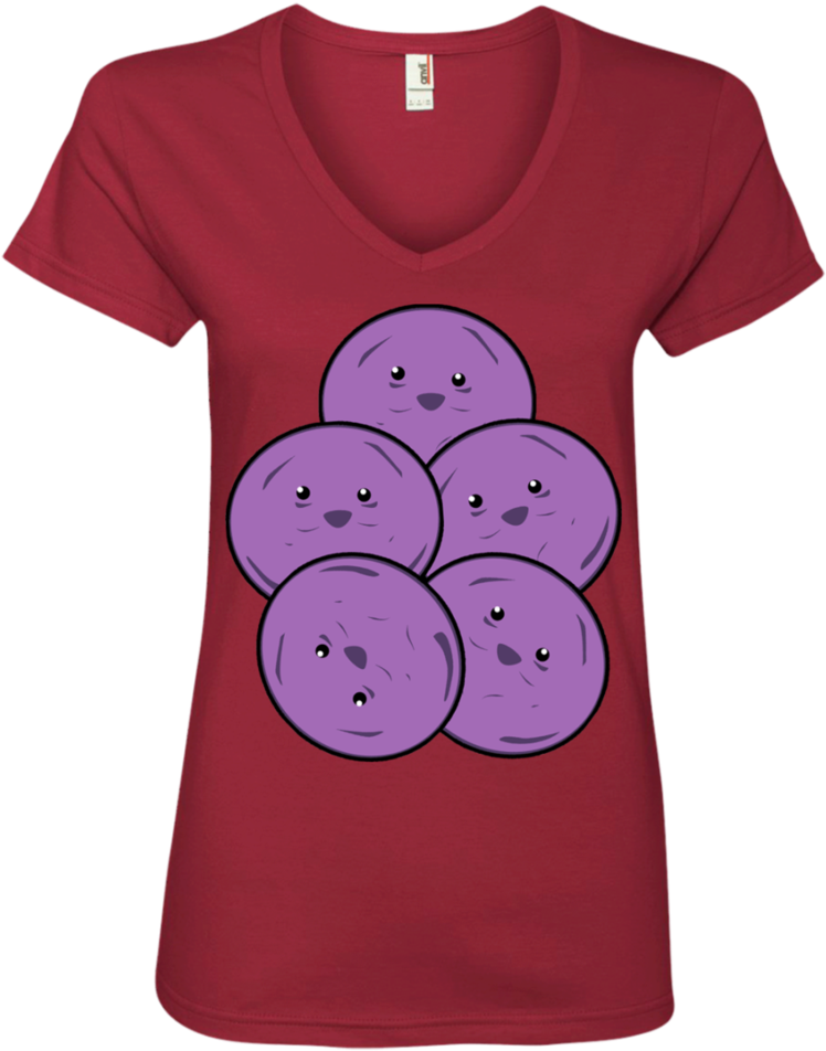 Big Bunch Of Member Berries Ladies' V Neck T Shirt - Am Not Superwoman So Close Enough (960x960), Png Download