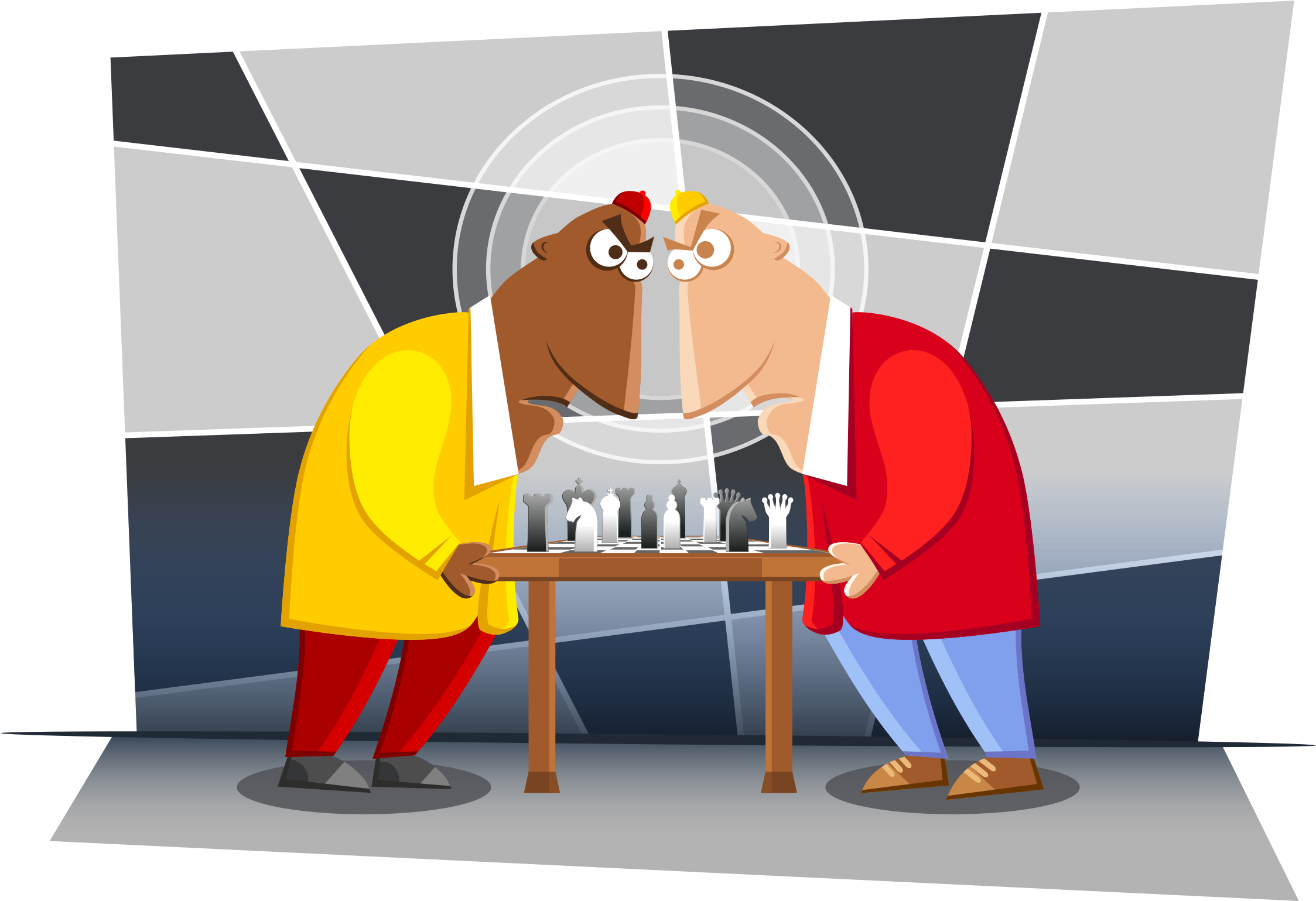 Big Image - Face Off Clipart (2400x1680), Png Download
