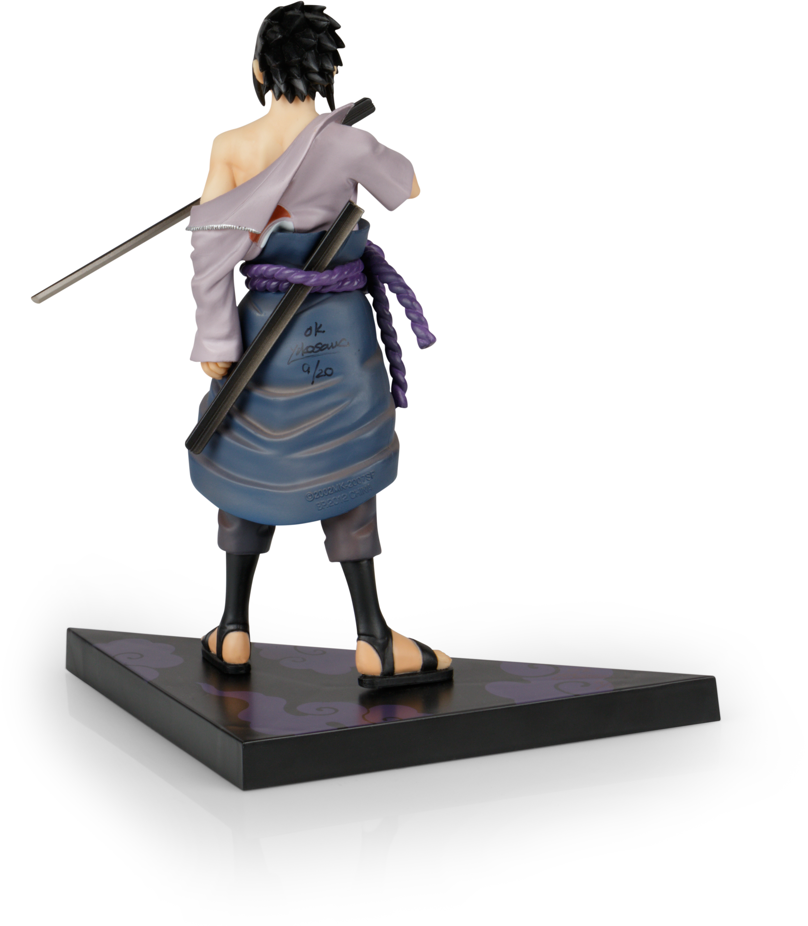 Loot Anime Naruto Sasuke Figure - 5 Inch Sasuke Statue (3103x3556), Png Download