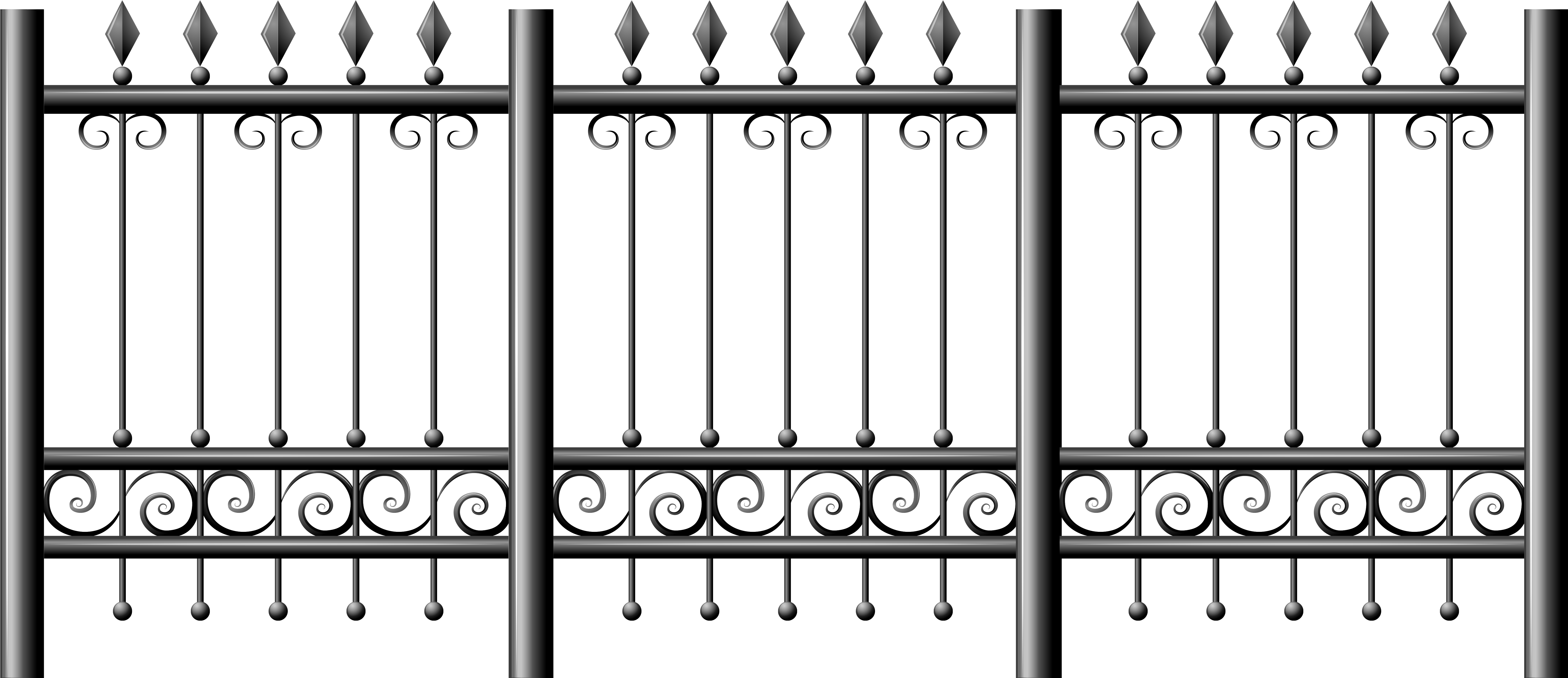 Fence Png (7085x3168), Png Download