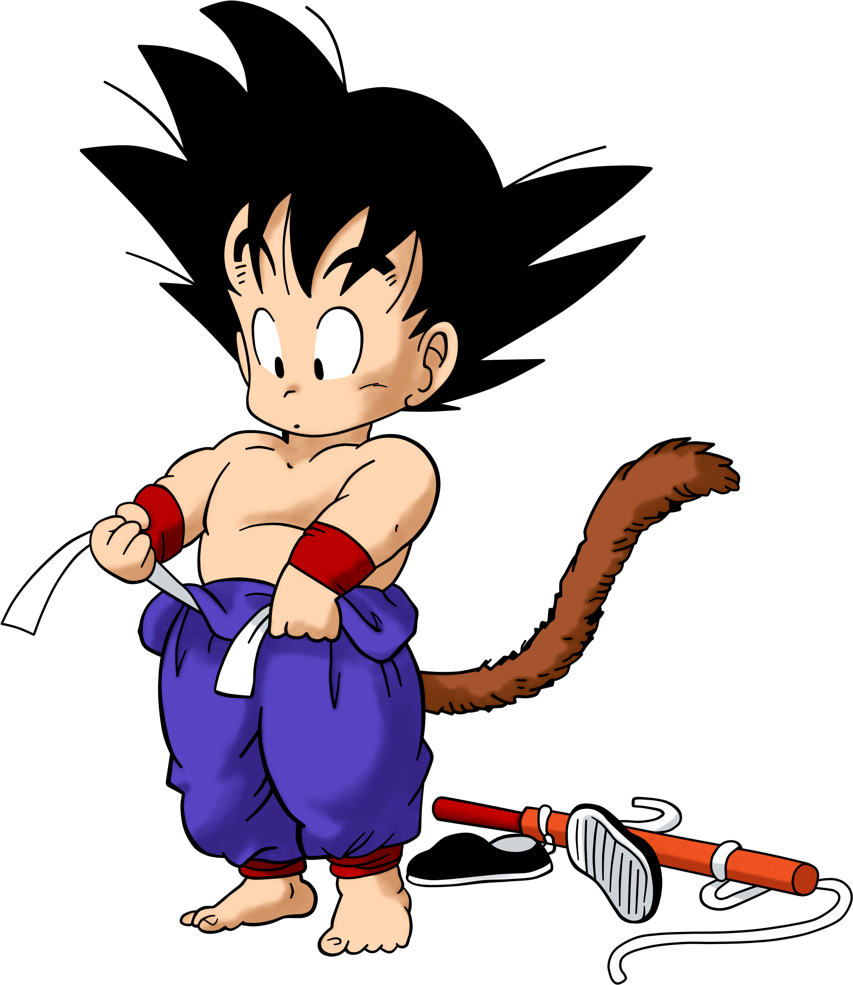 Kid Goku - Dragon Ball Kid Goku (832x960), Png Download