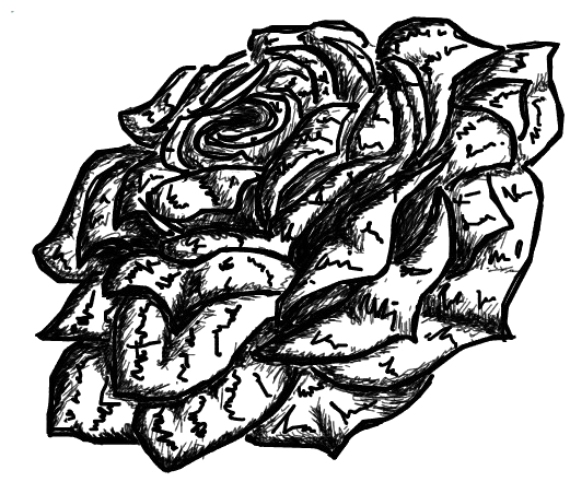 Rose Tattoo Png Transparent Image - Rose Tattoo (551x513), Png Download