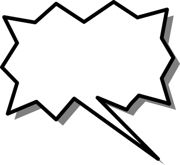 Speech, Bubble, Burst, Shape - Call Out Clip Art (369x340), Png Download