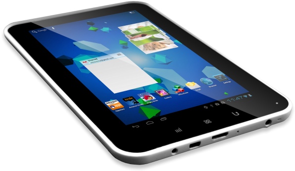 Tablet Transparent Png - Imagenes De Tablets En Png (602x374), Png Download