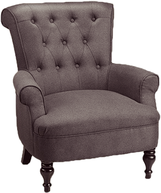 Arm Chair Png - Home Decorators Collection 34 In. W Morgan Blue Arm (343x400), Png Download