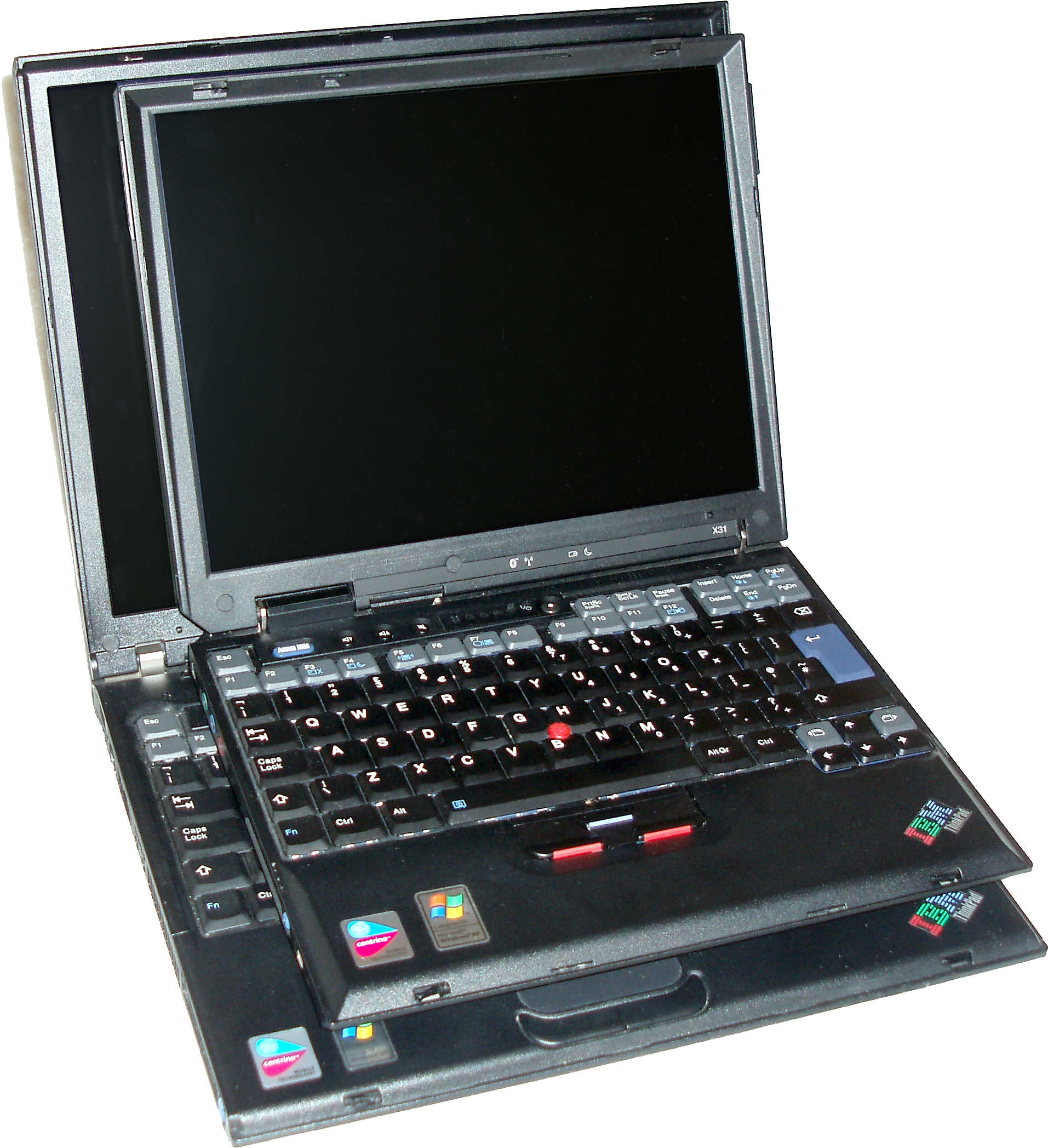 X31 T43 Laptop - Old Laptop (1959x2151), Png Download