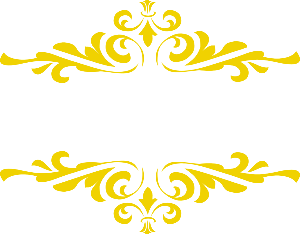 Corner Flower Border Clip Art - Beauty And The Beast Png (958x747), Png Download
