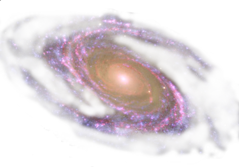 Galaxy Png Photo - Галактика Пнг (470x329), Png Download