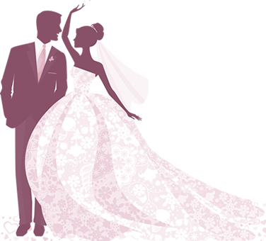 Couple Doves For Wedding Png Png Library Stock - Wedding Png (376x340), Png Download