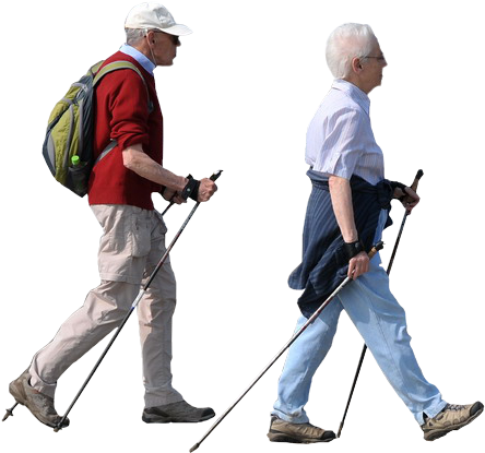 Hiking Free Png Image - People Hiking Png (443x443), Png Download