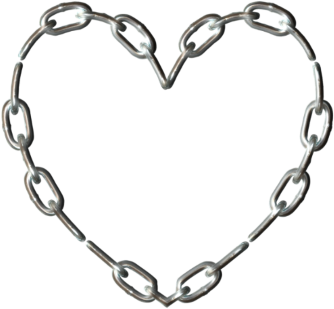 Frame Heart Chain By Lashonda1980 On Deviantart Black - Black Hearts Frame Transparent (919x870), Png Download
