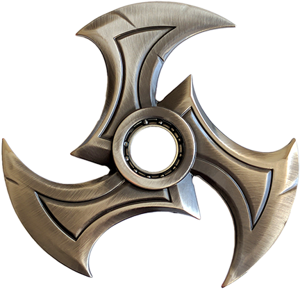 Zed Finger Spinner - Cool Fidget Spinner Png (500x500), Png Download