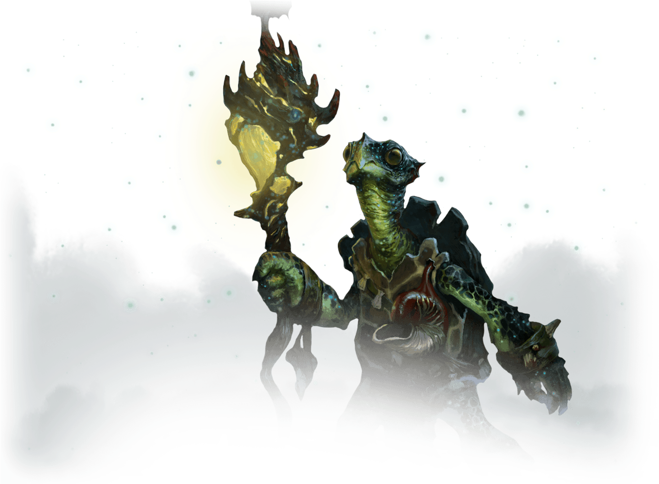 Tortle Concept Art (1341x974), Png Download