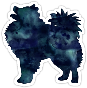American Eskimo Dog - American Eskimo Decor (375x360), Png Download