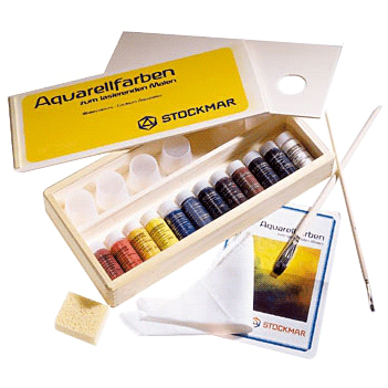 Stockmar Watercolor Paint Set - Stockmar Deluxe Watercolor Paint Set (600x600), Png Download