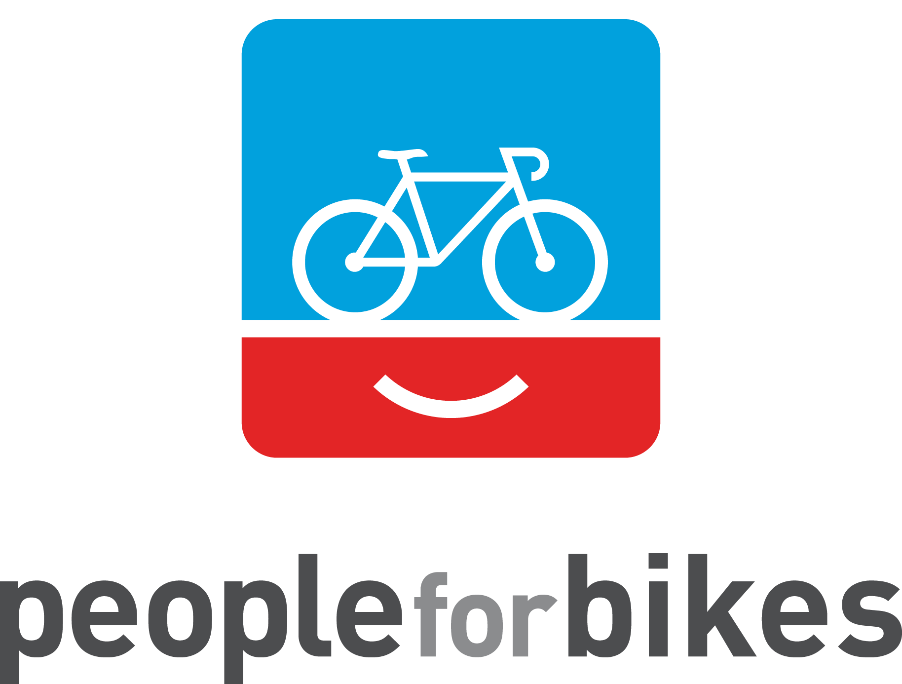 Pfb Stacked 4color White Background 1 - People For Bikes Logo (1000x758), Png Download